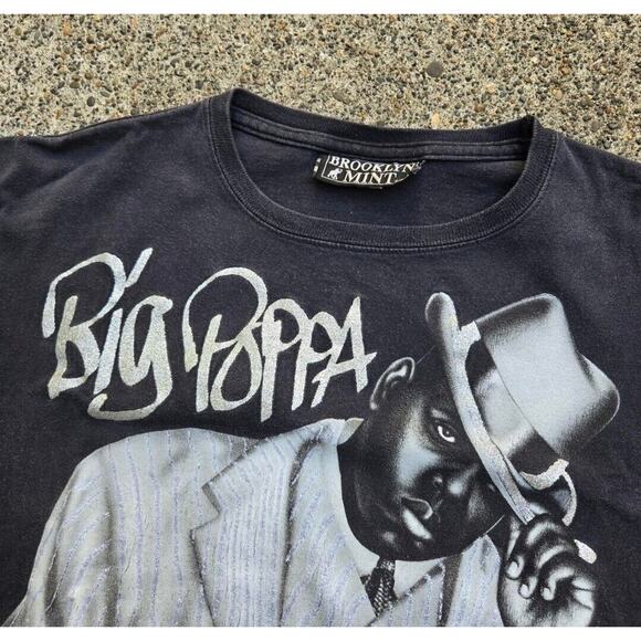 Vtg Y2k Brooklyn Mint The Notorious B.I.G. Biggie Smalls Rap Tee T Shirt 2XL - Picture 3 of 6